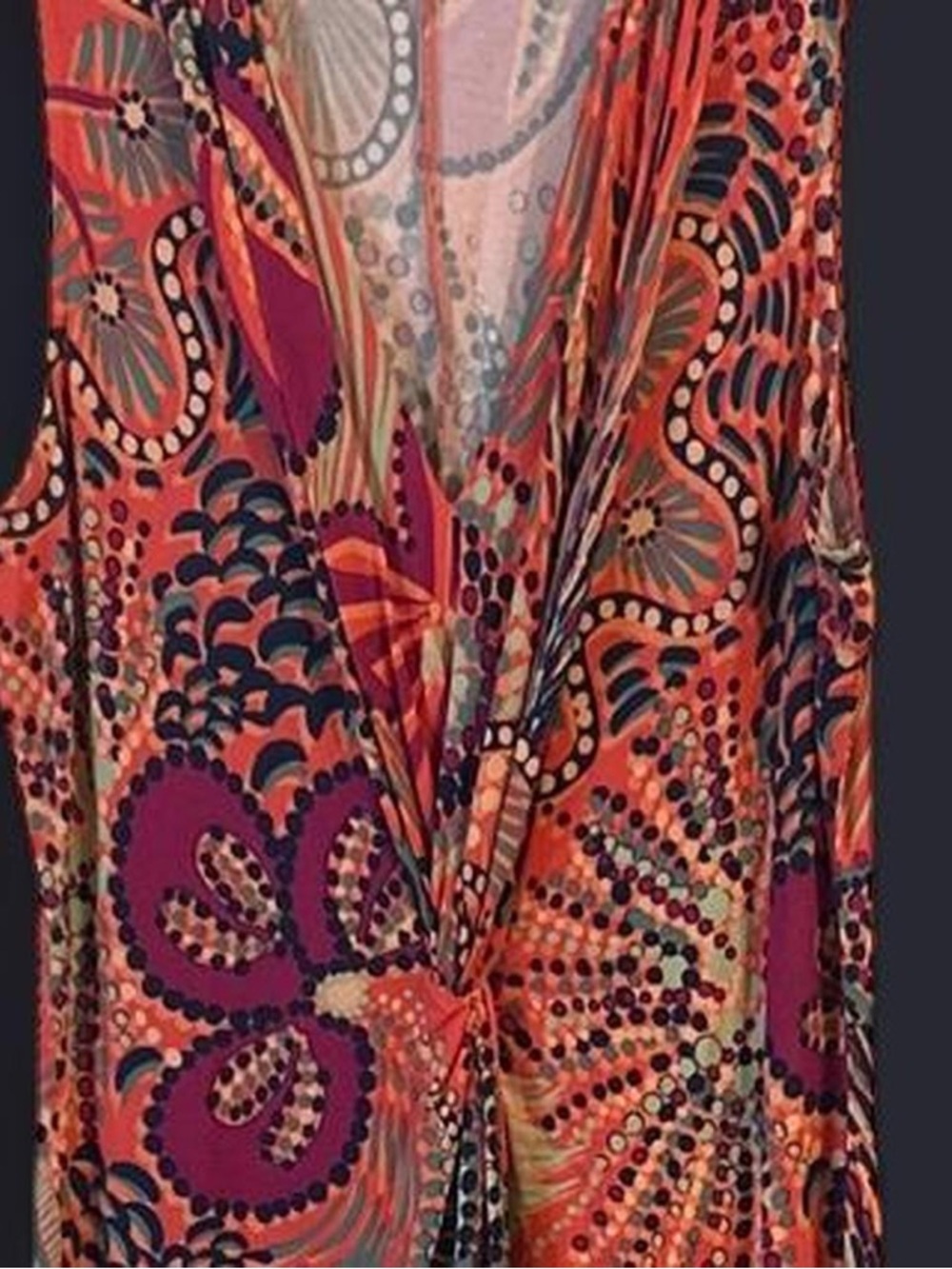 Tommy Bahama sleeveless boho chic resort wear stretch Maxi Dress - Picture 5 of 5